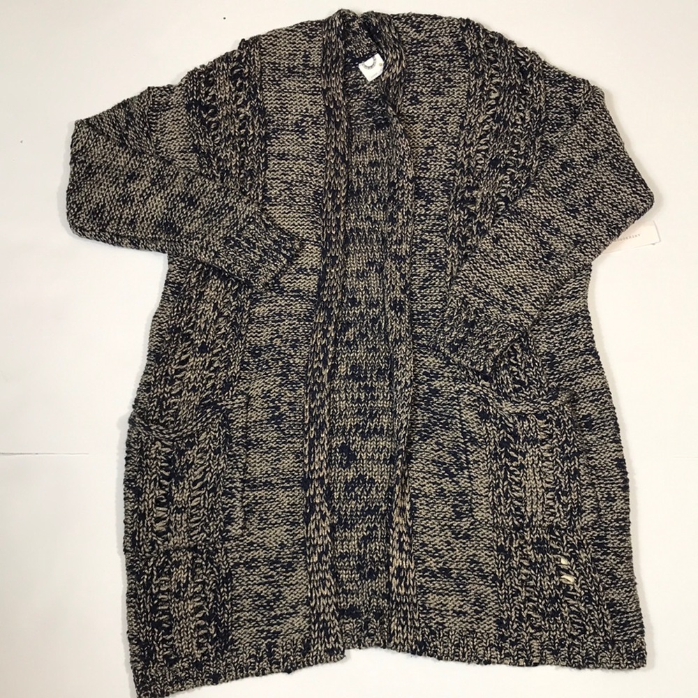 🍄 Anthropologie Akemi + Kin Navy Marin Cardigan - Picture 3 of 12
